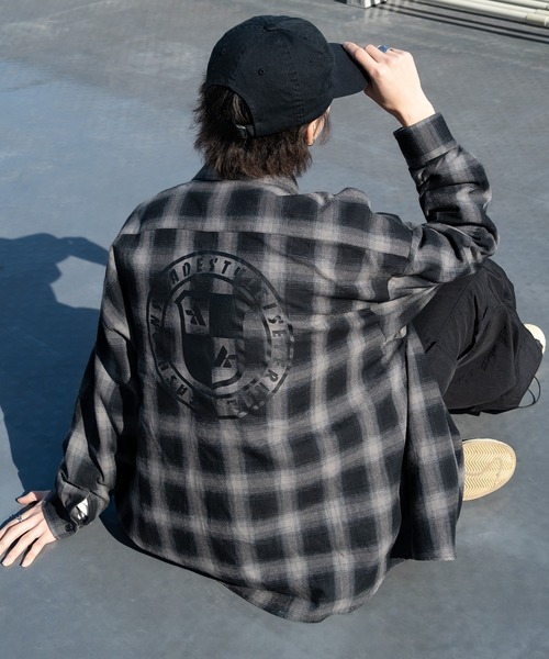 kutir（クティール）の「ビックアソートチェックシャツ（シャツ/ブラウス・メンズ・ライトブルー/ブルー/グレー/グリーン・SMALL/MEDIUM/LARGE）」の14枚目の写真