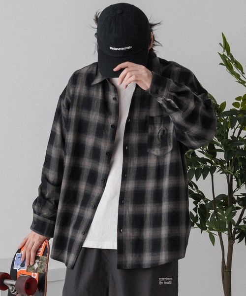 kutir（クティール）の「ビックアソートチェックシャツ（シャツ/ブラウス・メンズ・ライトブルー/ブルー/グレー/グリーン・SMALL/MEDIUM/LARGE）」の19枚目の写真