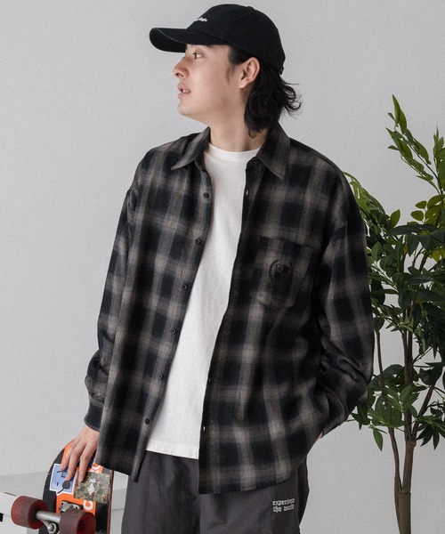 kutir（クティール）の「ビックアソートチェックシャツ（シャツ/ブラウス・メンズ・ライトブルー/ブルー/グレー/グリーン・SMALL/MEDIUM/LARGE）」の18枚目の写真