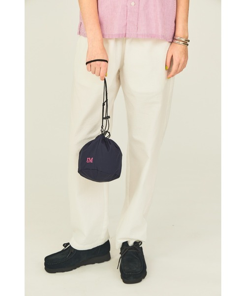 PARROTT CANVAS（パロットキャンバス）の「PCM DRAW MINI BAG（ショルダーバッグ・レディース・ブラウン/ピンク/ネイビー/イエロー/ベージュ/ブラック/ブルー/アイボリー・ONE SIZE/FREE）」の5枚目の写真