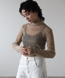 【2024 S/S 新作】ラメシアートップス