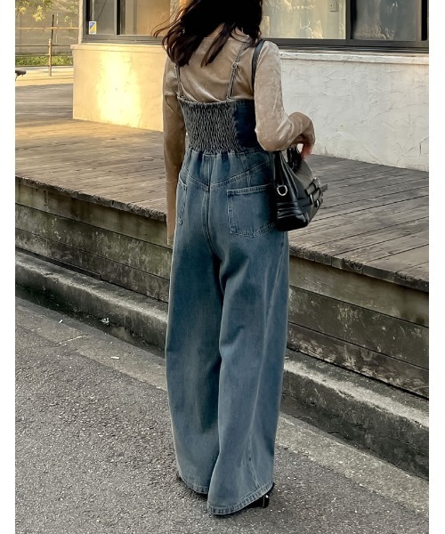 セール】[低身長/高身長サイズ有][着痩せ＆脚長効果]コットン