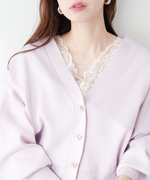 natural couture（ナチュラルクチュール）の「2WAY幅広レースキャミソール（キャミソール・レディース・ブラック/アイボリー/グレイッシュベージュ・FREE）」の7枚目の写真