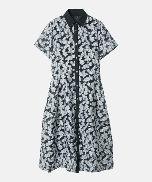 LE CIEL BLEU(ルシェルブルー)の「シアージャカードドレス / Sheer Jacquard Dress(ワンピース・レディース・ブラック/ブルー/グレー・36)」の20枚目の写真