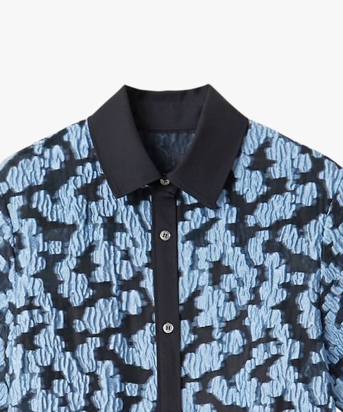 LE CIEL BLEU(ルシェルブルー)の「シアージャカードドレス / Sheer Jacquard Dress(ワンピース・レディース・ブラック/ブルー/グレー・36)」の22枚目の写真