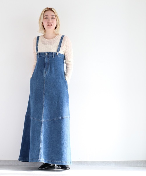 セール】リメイクライク デニムフレアージャンスカ（ジャンパー