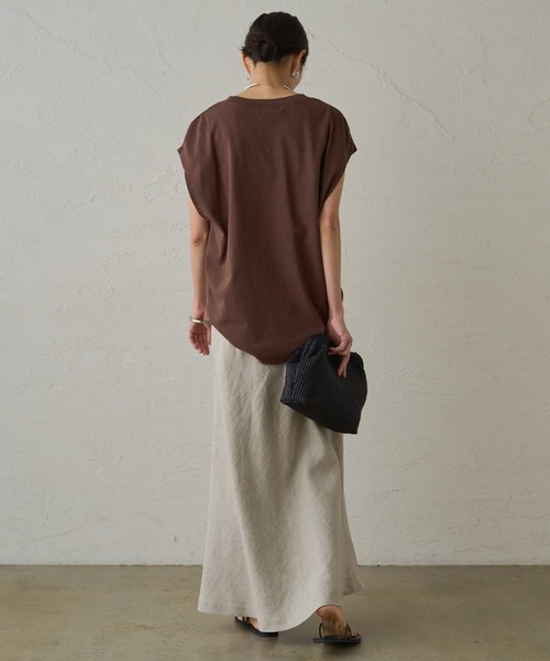 LOUNGEDRESS（ラウンジドレス）の「【GOOD ROCK SPEED/グッドロクスピード】EAGLEフレンチT（Tシャツ/カットソー・レディース・オフホワイト/ブラック/ブラウン・FREE）」の11枚目の写真