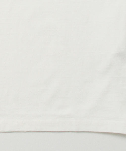 REMI RELIEF(レミレリーフ)の「◇REMI RELIEF×BEAMS PLUS / 別注 ロングスリーブ ヘンリーネックTシャツ(Tシャツ/カットソー・メンズ・ホワイト/グレー・SMALL/LARGE/MEDIUM/X-LARGE)」の5枚目の写真