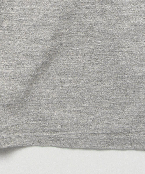 REMI RELIEF(レミレリーフ)の「◇REMI RELIEF×BEAMS PLUS / 別注 ロングスリーブ ヘンリーネックTシャツ(Tシャツ/カットソー・メンズ・ホワイト/グレー・SMALL/LARGE/MEDIUM/X-LARGE)」の9枚目の写真