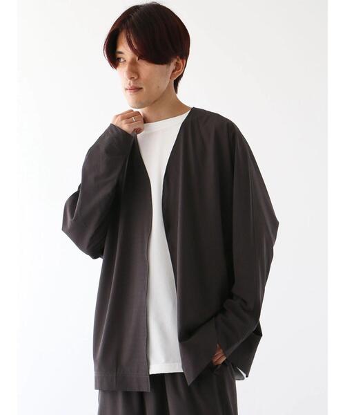 CRAFT STANDARD BOUTIQUE（クラフトスタンダードブティック）の「【機能素材】ドルマンカーディガン（カーディガン/ボレロ・メンズ・チャコールグレー/カーキ/グレイッシュベージュ・XL/L/M）」の20枚目の写真