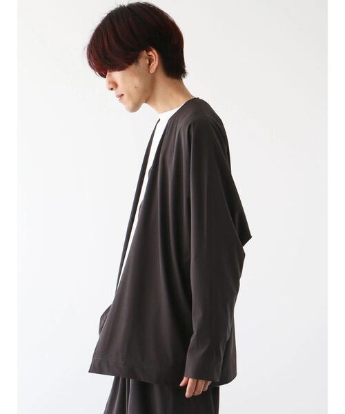 CRAFT STANDARD BOUTIQUE（クラフトスタンダードブティック）の「【機能素材】ドルマンカーディガン（カーディガン/ボレロ・メンズ・チャコールグレー/カーキ/グレイッシュベージュ・XL/L/M）」の19枚目の写真