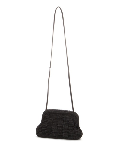 LAKOLE(ラコレ)の「ペーパー2WAYがま口ショルダーバッグ / 996445(ショルダーバッグ・レディース・ブラック/アイボリー・FREE)」の7枚目の写真