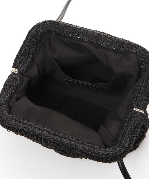 LAKOLE(ラコレ)の「ペーパー2WAYがま口ショルダーバッグ / 996445(ショルダーバッグ・レディース・ブラック/アイボリー・FREE)」の16枚目の写真