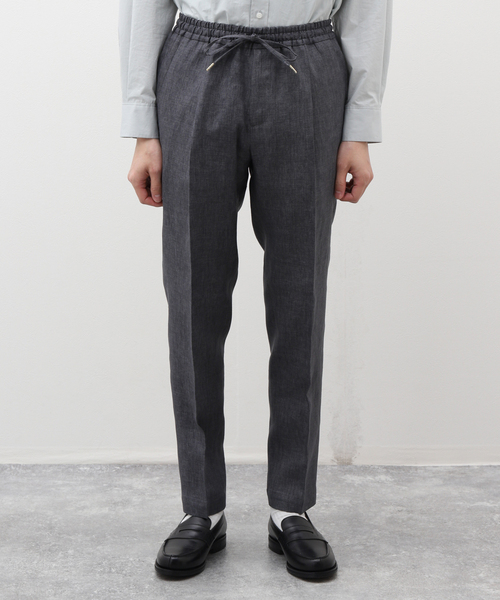 BRIGLIA 1949(ブリリア)の「【BRIGLIA 1949 / ブリリア 1949】Active Linen Easy PT(スラックス・メンズ・ベージュ/ブラック・48/46/44/42/50)」の4枚目の写真