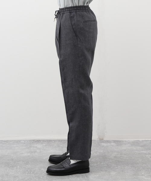 BRIGLIA 1949(ブリリア)の「【BRIGLIA 1949 / ブリリア 1949】Active Linen Easy PT(スラックス・メンズ・ベージュ/ブラック・48/46/44/42/50)」の5枚目の写真