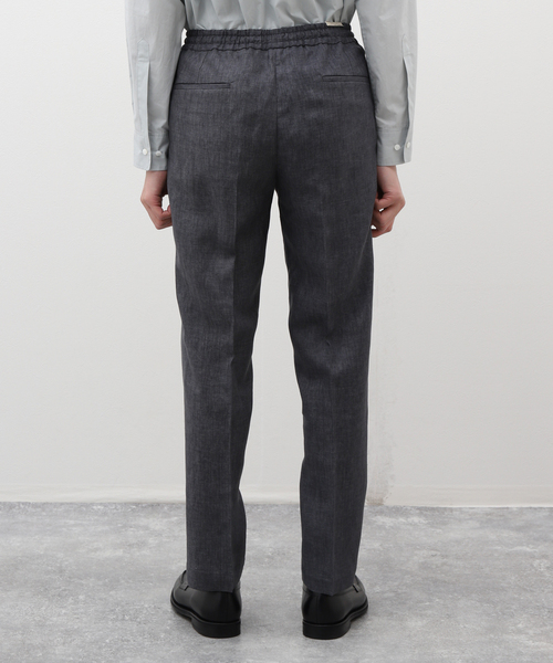 BRIGLIA 1949(ブリリア)の「【BRIGLIA 1949 / ブリリア 1949】Active Linen Easy PT(スラックス・メンズ・ベージュ/ブラック・48/46/44/42/50)」の6枚目の写真