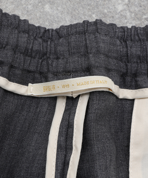 BRIGLIA 1949(ブリリア)の「【BRIGLIA 1949 / ブリリア 1949】Active Linen Easy PT(スラックス・メンズ・ベージュ/ブラック・48/46/44/42/50)」の14枚目の写真