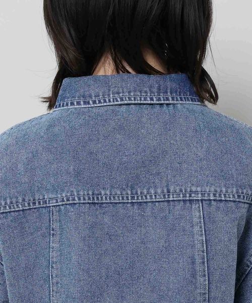 3.3 Field Trip （3.3フィールドトリップ）の「3.3 Field Trip／スリットデニムジャケット　2995302（デニムジャケット・レディース・ブルー/ブラック・FREE）」の11枚目の写真