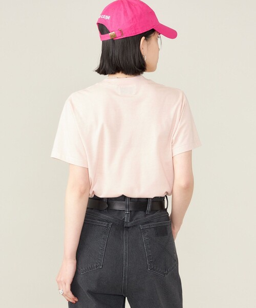 SHIPS(シップス)の「SHIPS NINE CASE:ポケット TEE ◇(Tシャツ/カットソー・レディース・オリーブ/ホワイト/ピンク・ONE SIZE)」の12枚目の写真