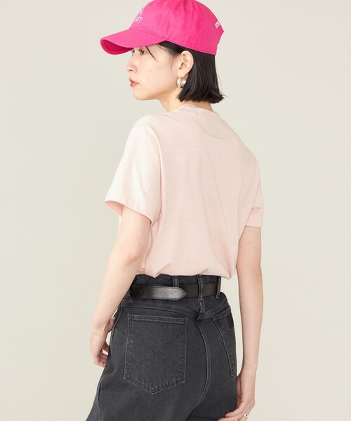 SHIPS(シップス)の「SHIPS NINE CASE:ポケット TEE ◇(Tシャツ/カットソー・レディース・オリーブ/ホワイト/ピンク・ONE SIZE)」の14枚目の写真