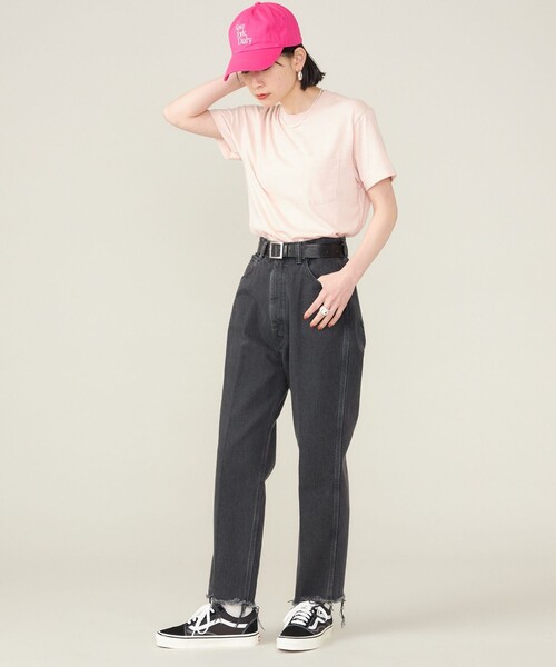 SHIPS(シップス)の「SHIPS NINE CASE:ポケット TEE ◇(Tシャツ/カットソー・レディース・オリーブ/ホワイト/ピンク・ONE SIZE)」の16枚目の写真