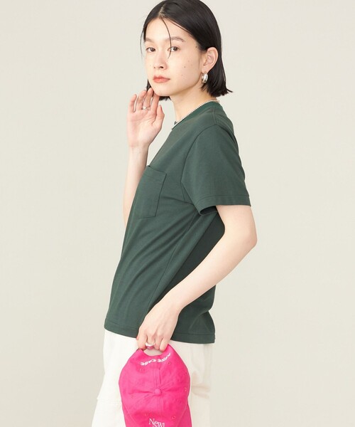 【シップス　ウィメン】SHIPS NINE CASE:ポケット TEE ◇ セール】 SHIPS NINE CASE:ポケット TEE ◇ （Tシャツ）｜SHIPS