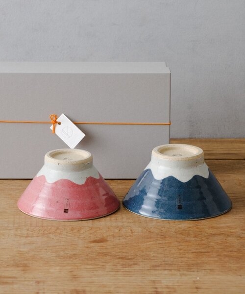 BIRTHDAY BAR（バースデイバー）の「富士山飯碗　ペアセット（食器・レディース・マルチ/ブルー系その他/サックスブルー・0）」の3枚目の写真