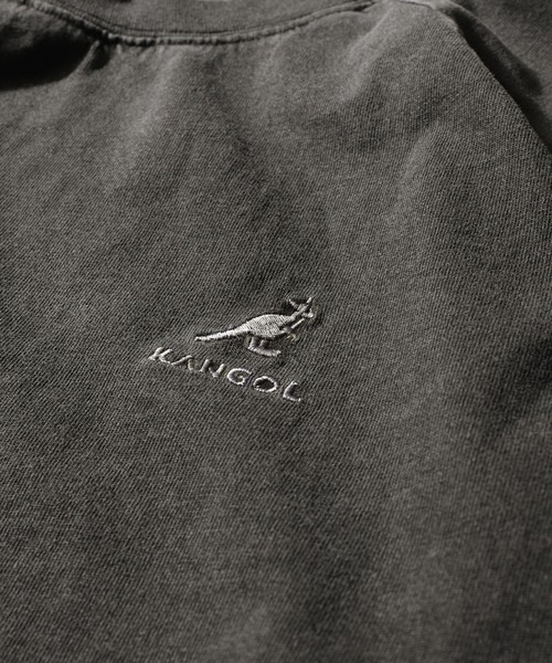 KANGOL(カンゴール)の「【KANGOL】 ピグメント ワンポイント ロゴ 刺繍 ビッグシルエット ラグラン ハーフスリーブ Tシャツ(Tシャツ/カットソー・メンズ・ネイビー/ネイビー系/ホワイト×ブラック/ブラック/ホワイト・MEDIUM/LARGE)」の18枚目の写真