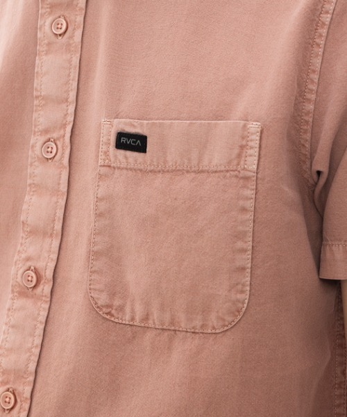RVCA(ルーカ)の「【オンライン限定】RVCA メンズ PTC WOVEN II SS ショートスリーブシャツ 【2024年春夏モデル】/ルーカ半袖シャツ(シャツ/ブラウス・メンズ・ブラウン系その他/グリーン・MEDIUM/LARGE/X-LARGE/SMALL)」の5枚目の写真