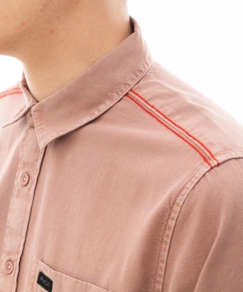 RVCA(ルーカ)の「【オンライン限定】RVCA メンズ PTC WOVEN II SS ショートスリーブシャツ 【2024年春夏モデル】/ルーカ半袖シャツ(シャツ/ブラウス・メンズ・ブラウン系その他/グリーン・MEDIUM/LARGE/X-LARGE/SMALL)」の6枚目の写真