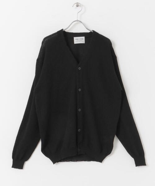 FORK&SPOON(フォークアンドスプーン)の「FORK&SPOON PEウォッシャブルニットカーディガン(カーディガン/ボレロ・メンズ・ブルー/ブラック・4/5)」の5枚目の写真