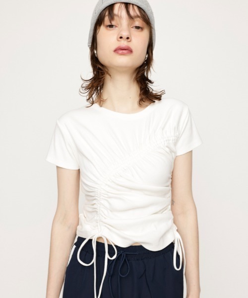 SLY ウォッシュド コーデュロイ タグ付き 本日のみ SLY スライ BLOCKING COLOR ニットトップス タグ付き 030FAZ70