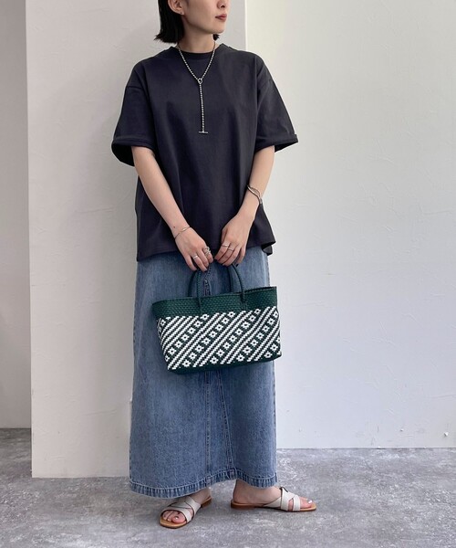 fredy emue(フレディエミュ)の「【新色登場】FRワッペンオーバーサイズ Tシャツ(Tシャツ/カットソー・レディース・チャコールグレー/グレイッシュベージュ/ライトグレー/オフホワイト/グレー・38)」の22枚目の写真