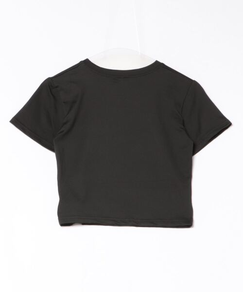 Jayro（ジャイロ）の「リボンプリントTシャツ（Tシャツ/カットソー・レディース・ホワイト/ブラック・FREE）」の5枚目の写真