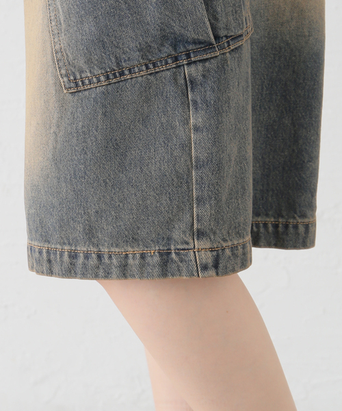 JOINT WORKS(ジョイントワークス)の「カーゴデニムハーフパンツ(デニムパンツ・レディース・ブルー・LARGE/MEDIUM)」の18枚目の写真