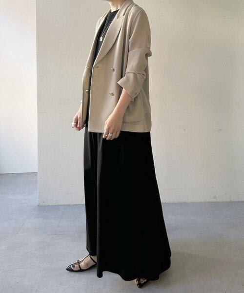 SHENERY（シーナリー）の「【着心地抜群】シルケット切替フレア