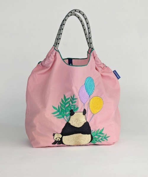 Ball&Chain]shopping bag-D.PANDA(M)（エコバッグ/サブバッグ