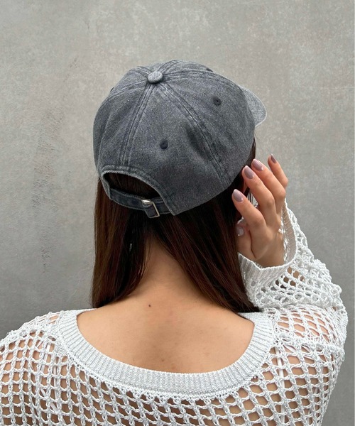 INGNI（イング）の「デニムリボンキャップ（キャップ・レディース・ブルー/ブラック・ONE SIZE）」の7枚目の写真