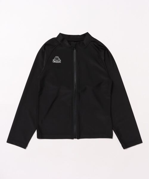 Kappa/カッパ】キッズ長袖ジップラッシュガード 水着（ラッシュ