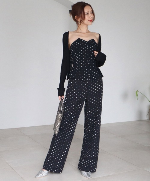 ROYAL PARTY(ロイヤルパーティー)の「ドットワイドパンツ(その他パンツ・レディース・グレー/ブラック/その他1・FREE)」の17枚目の写真