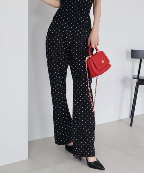 ROYAL PARTY(ロイヤルパーティー)の「ドットワイドパンツ(その他パンツ・レディース・グレー/ブラック/その他1・FREE)」の13枚目の写真