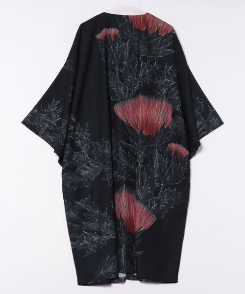 カヤ(カヤ)の「【カヤ】薊乃長羽織(カーディガン/ボレロ・レディース・スミクロ/パープル系その他/ホワイト×ブルー・FREE)」の9枚目の写真