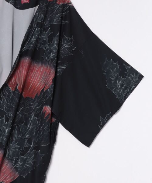 カヤ(カヤ)の「【カヤ】薊乃長羽織(カーディガン/ボレロ・レディース・スミクロ/パープル系その他/ホワイト×ブルー・FREE)」の10枚目の写真