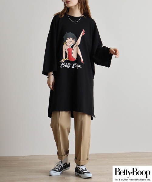 セール】BETTY BOOP（TM） ベティブープ キングビッグTシャツ（T