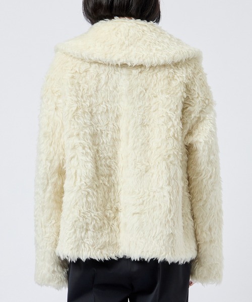 HARUNOBUMURATA/ハルノブムラタ】KADIA/WOOL MOHAIR BOA JACKET/ウール  