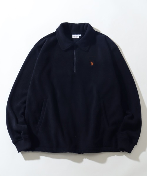 U.S. POLO ASSN.(ユーエスポロアッスン)の「【U.S. POLO ASSN./ユーエスポロアッスン】フリース ハーフジップ アノラック(ポロシャツ・メンズ・ブラック/杢グレー/ボルドー/ネイビー/ベージュ・M/LL/L)」の18枚目の写真