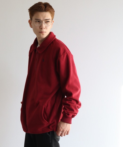 U.S. POLO ASSN.(ユーエスポロアッスン)の「【U.S. POLO ASSN./ユーエスポロアッスン】フリース ハーフジップ アノラック(ポロシャツ・メンズ・ブラック/杢グレー/ボルドー/ネイビー/ベージュ・M/LL/L)」の12枚目の写真