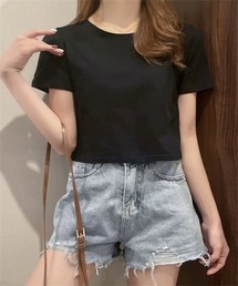半袖ショートTシャツ