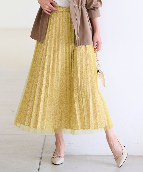 【セール】【洗える】チュールレイヤードプリーツ スカート（スカート）｜any SiS（エニィスィス） 5,295円