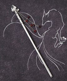 カヤ（カヤ）の「【カヤ】白金（しらかね）動物かんざし（その他ヘアアクセサリー）」